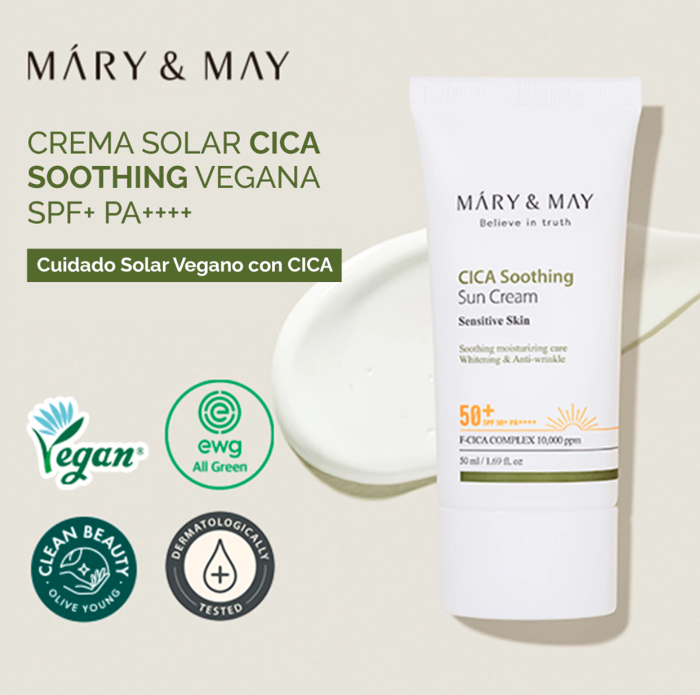 VEGAN CICA SOOTHING SUN CREAM SPF50+ PA++++